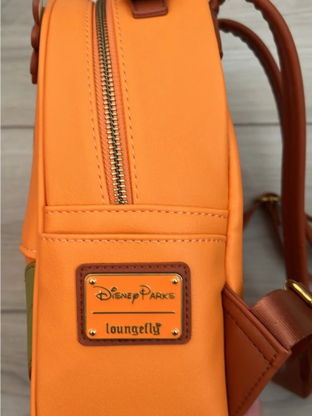 Disney Parks Orange Bird Floral Backpack - Loungefly